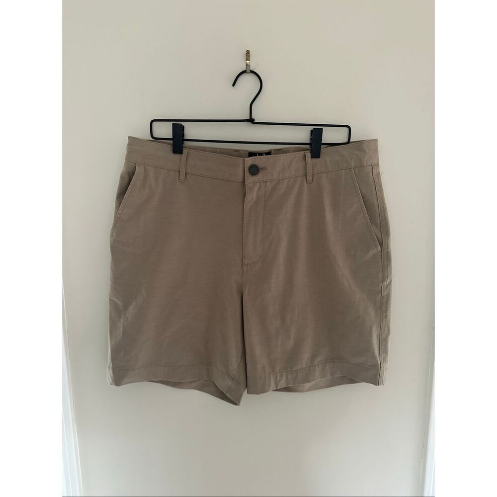 Faherty Men’s All Day Shorts Khaki Tan Size 34